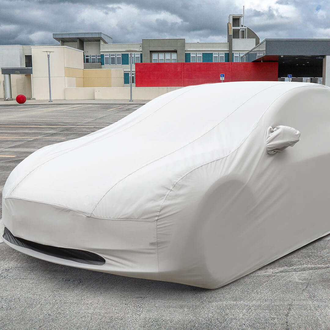 Shademax Tesla Model Y Car Cover，All Weather Protection Full Car Cover for  Tesla Model Y Accessories 2020 2021 2022 2023 2024, Outdoor Waterproof