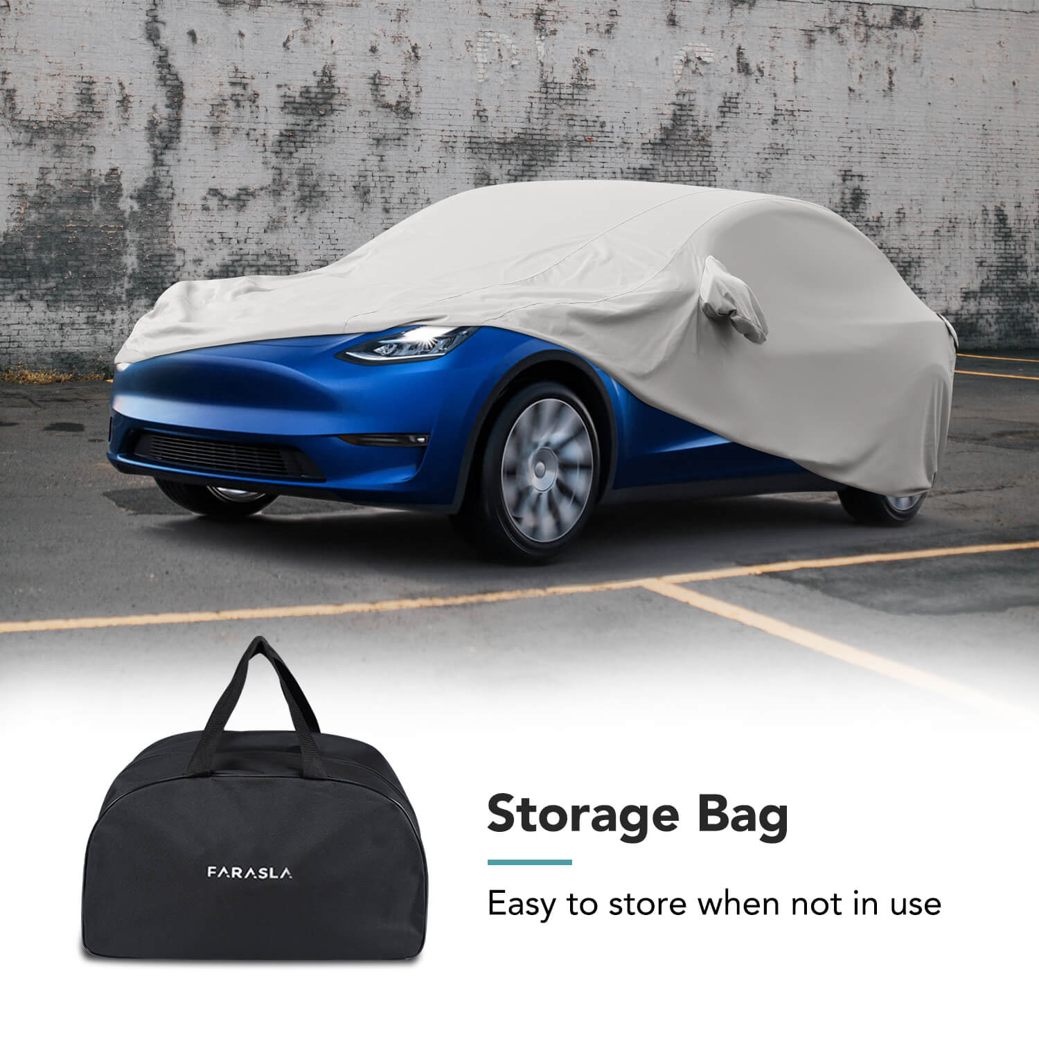 Full Waterproof Car Cover For Tesla Model Y Outdoor SUV Anti-UV